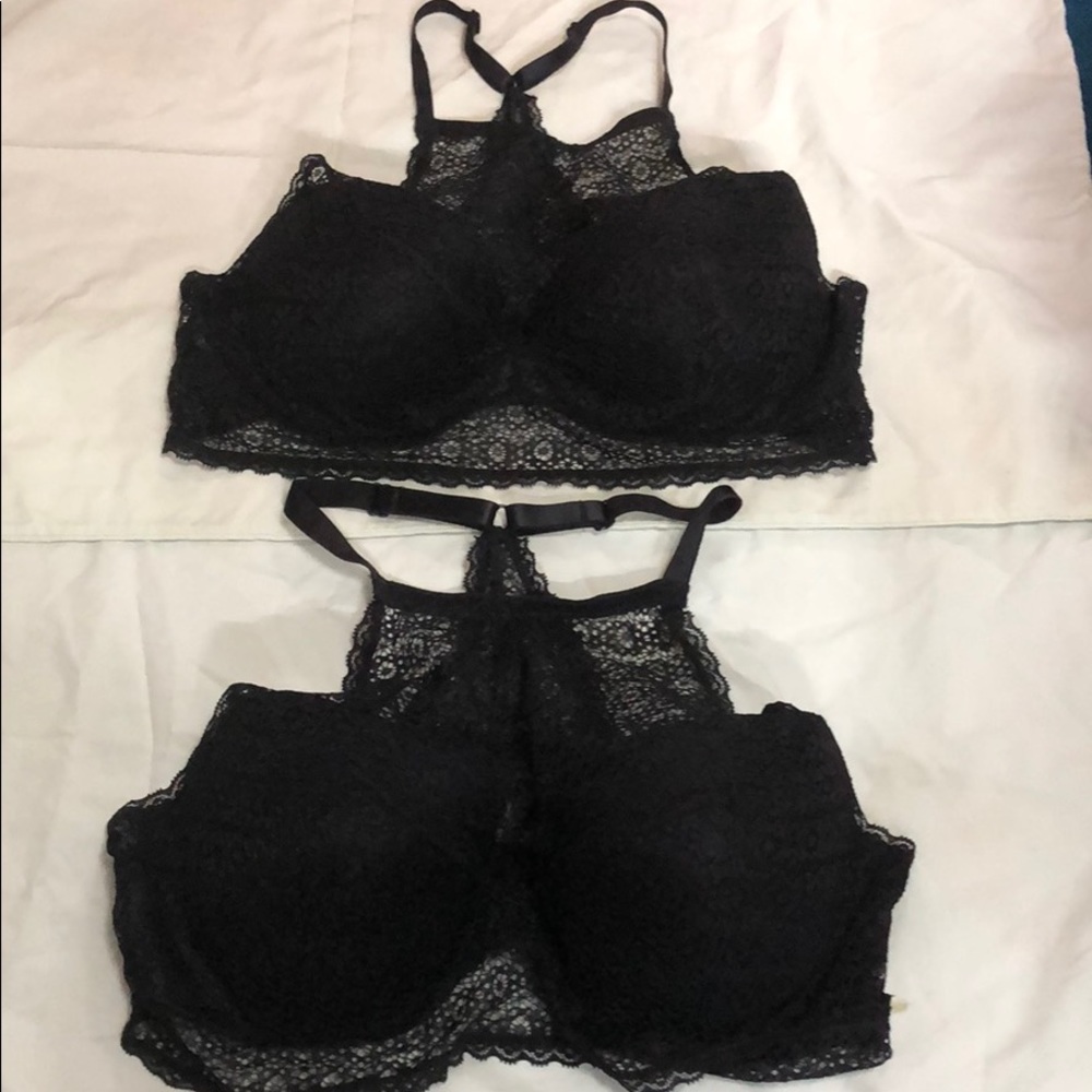 Black lace Bras